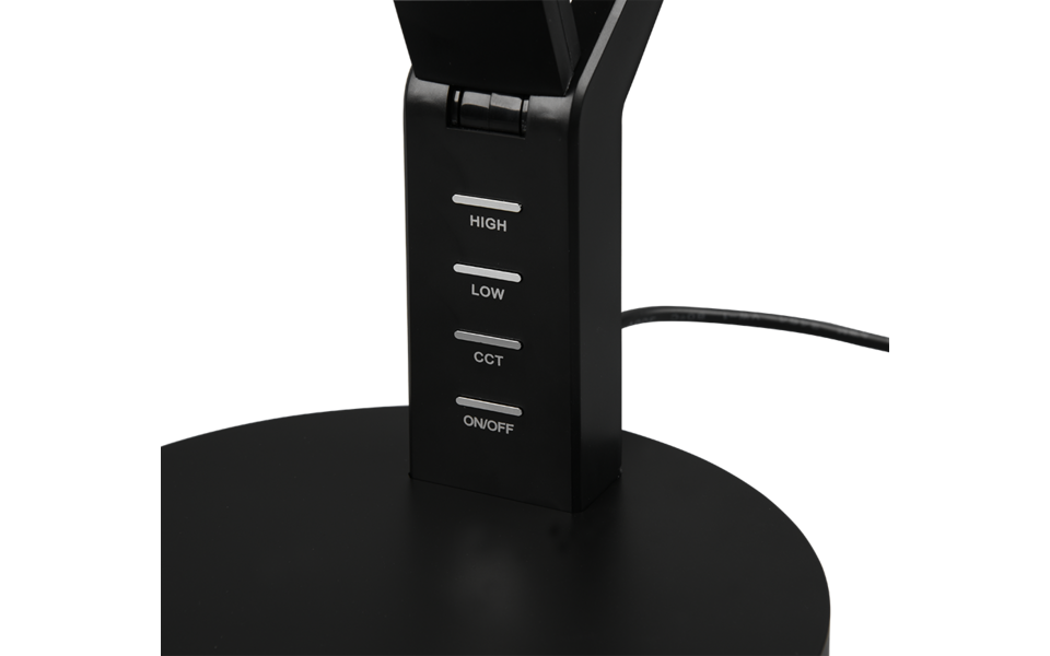 Trio Lighting Trio AVA tafellamp | LED | mat zwart | 17,1 x 30,5 cm | IP20 | 1x 5,2W | 600 lm | 3000+4000+6500K | dimbaar