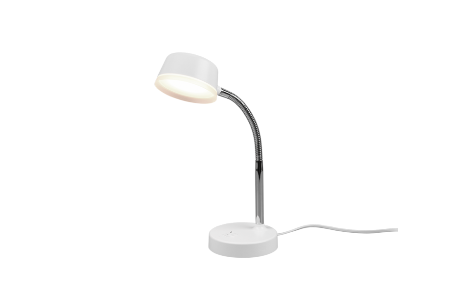 Trio Lighting Trio KIKO LED table lamp | 1x 4.5W 500 lm 3000K | white | Ø 12 cm | 34 cm