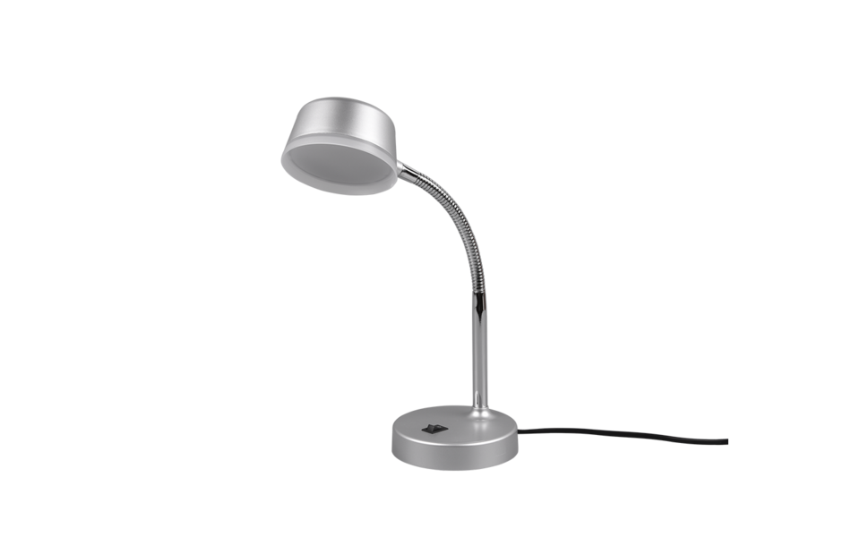 Trio Lighting Trio KIKO tafellamp | LED | titaan | Ø 12 cm | IP20 | 1x 4,5W | 500 lm | 3000K Trio Lighting Trio KIKO tafellamp | LED | titaan | Ø 12 cm | IP20 | 1x 4,5W | 500 lm | 3000K