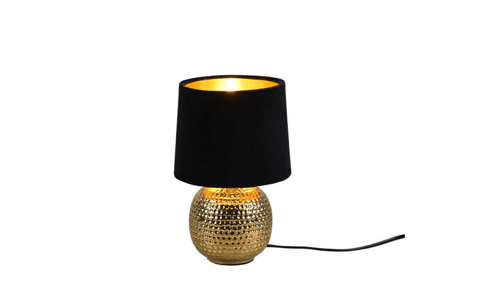 Trio Lighting Trio SOPHIA tafellamp | E14 Fitting | goudkleurig met zwart met goud | Ø 16 cm | IP20 | excl. 1x E14 | max. 40W Trio Lighting Trio SOPHIA tafellamp | E14 Fitting | goudkleurig met zwart met goud | Ø 16 cm | IP20 | excl. 1x E14 | max. 40W