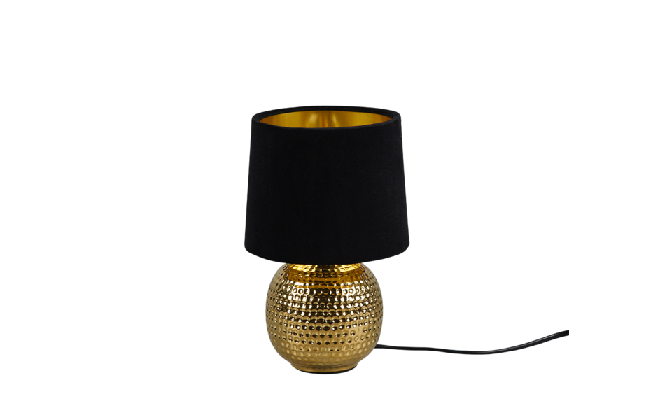Trio Lighting Trio SOPHIA tafellamp | E14 Fitting | goudkleurig met zwart met goud | Ø 16 cm | IP20 | excl. 1x E14 | max. 40W Trio Lighting Trio SOPHIA tafellamp | E14 Fitting | goudkleurig met zwart met goud | Ø 16 cm | IP20 | excl. 1x E14 | max. 40W