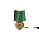Trio Lighting Trio SOPHIA tafellamp | E14 Fitting | goudkleurig met groen | Ø 16 cm | IP20 | excl. 1x E14 | max. 40W