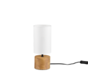 Trio Lighting Trio WOODY table lamp | 1x E14 max 40W | wood | Ø 12 cm | 30 cm