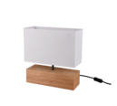 Trio Lighting Trio WOODY table lamp | 1x E27 max 40W | wood | 30.5 cm