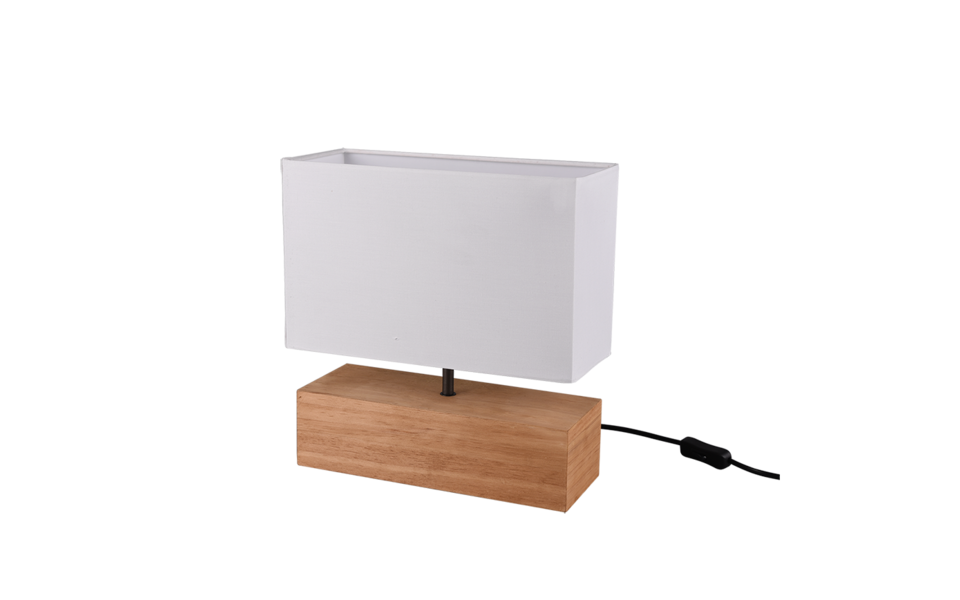Trio Lighting Trio WOODY table lamp | 1x E27 max 40W | wood | 30.5 cm