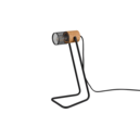 Trio Lighting Trio TOSH tafellamp | E14 Fitting | mat zwart | 15 x 18 cm | IP20 | excl. 1x E14 | max. 15W