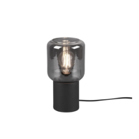 Trio NICO table lamp | E27 | black | Ø 13 cm Trio NICO table lamp | E27 | black | Ø 13 cm