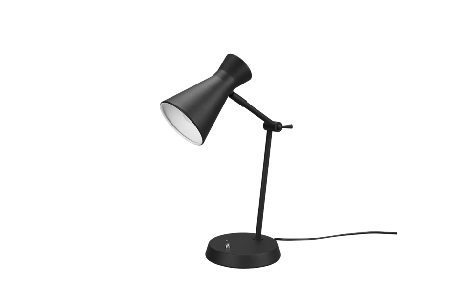 Trio Lighting Trio ENZO tafellamp | E27 Fitting | mat zwart | 16,7 x 23,3 cm | IP20 | excl. 1x E27 | max. 10W