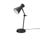 Trio Lighting Trio ENZO tafellamp | E27 Fitting | mat zwart | 16,7 x 23,3 cm | IP20 | excl. 1x E27 | max. 10W