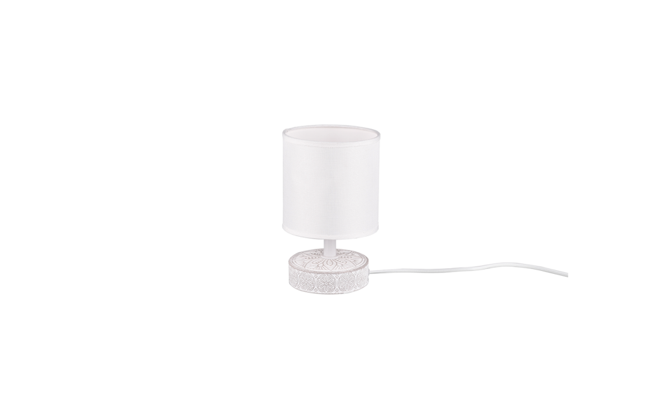 Trio Lighting Trio MARIE tafellamp | E14 Fitting | wit | Ø 13 cm | IP20 | excl. 1x E14 | max. 28W
