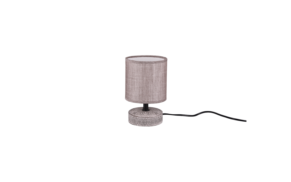 Trio Lighting Trio MARIE tafellamp | E14 Fitting | bruin | Ø 13 cm | IP20 | excl. 1x E14 | max. 28W Trio Lighting Trio MARIE tafellamp | E14 Fitting | bruin | Ø 13 cm | IP20 | excl. 1x E14 | max. 28W