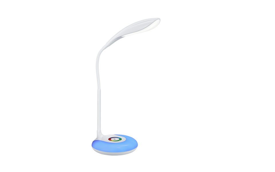 Trio Lighting Trio KRAIT tafellamp | LED | wit | 12,5 x 34 cm | IP20 | 3,5W,1,5W | 300 lm, 1x lm | 3000K Trio Lighting Trio KRAIT tafellamp | LED | wit | 12,5 x 34 cm | IP20 | 3,5W,1,5W | 300 lm, 1x lm | 3000K
