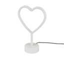Trio Lighting Trio HEART tafellamp | LED | wit | 20 x 8,5 cm | IP20 | 1x 1,5W | niet dimbaar