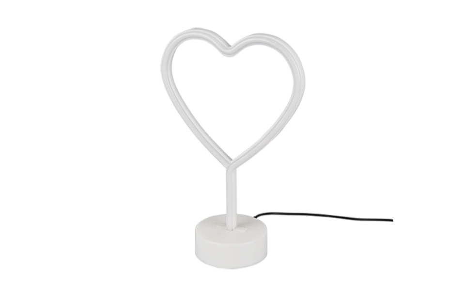 Trio Lighting Trio HEART LED table lamp | 1x 1.5W 10 lm | white | 30.5 cm Trio Lighting Trio HEART LED table lamp | 1x 1.5W 10 lm | white | 30.5 cm