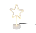 Trio Lighting Trio STAR tafellamp | LED | wit | 20 x 8,5 cm | IP20 | 1x 1,5W | 10 lm | niet dimbaar