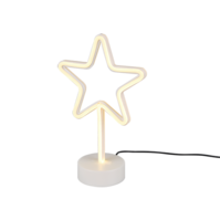 Trio STAR tafellamp | LED | wit | 20 x 8,5 cm | IP20 Trio STAR tafellamp | LED | wit | 20 x 8,5 cm | IP20