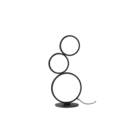 Trio Lighting Trio RONDO tafellamp | LED | mat zwart | 21 x 15 cm | IP20 | 1x 17W | 1900 lm | 3000K | dimbaar