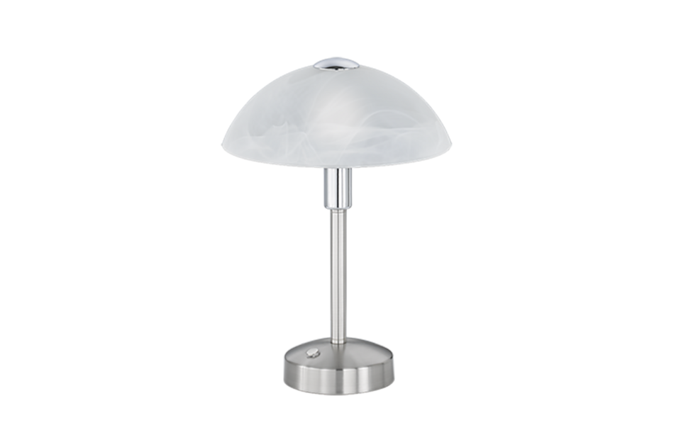 Trio Lighting Trio DONNA tafellamp | LED | nikkel mat met albast | Ø 22,5 cm | IP20 | 1x 4,5W | 450 lm | 3000K Trio Lighting Trio DONNA tafellamp | LED | nikkel mat met albast | Ø 22,5 cm | IP20 | 1x 4,5W | 450 lm | 3000K
