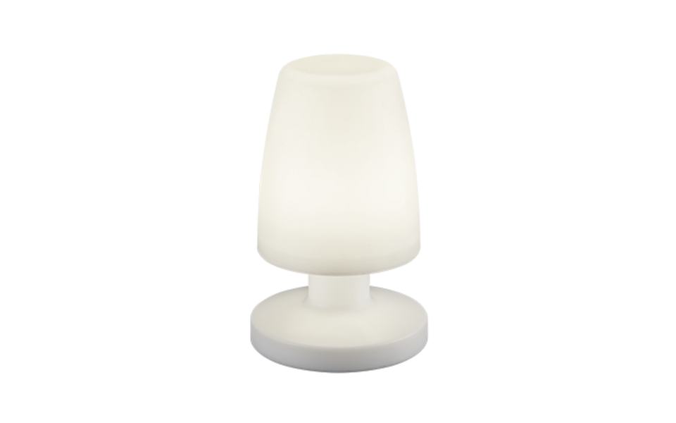 Trio Lighting Trio DORA tafellamp | LED | wit | Ø 13 cm | IP44 | 1x 1,5W | 90 lm | 3000K