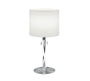 Trio Lighting Trio NANDOR tafellamp | LED | nikkel mat met wit | Ø 30 cm | IP20 | 2x 3W | 300 lm | 3000K