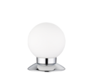Trio Lighting Trio PRINCESS tafellamp | LED | chroom met wit | Ø 10 cm | IP20 | 1x 3W | 250 lm | 3000K