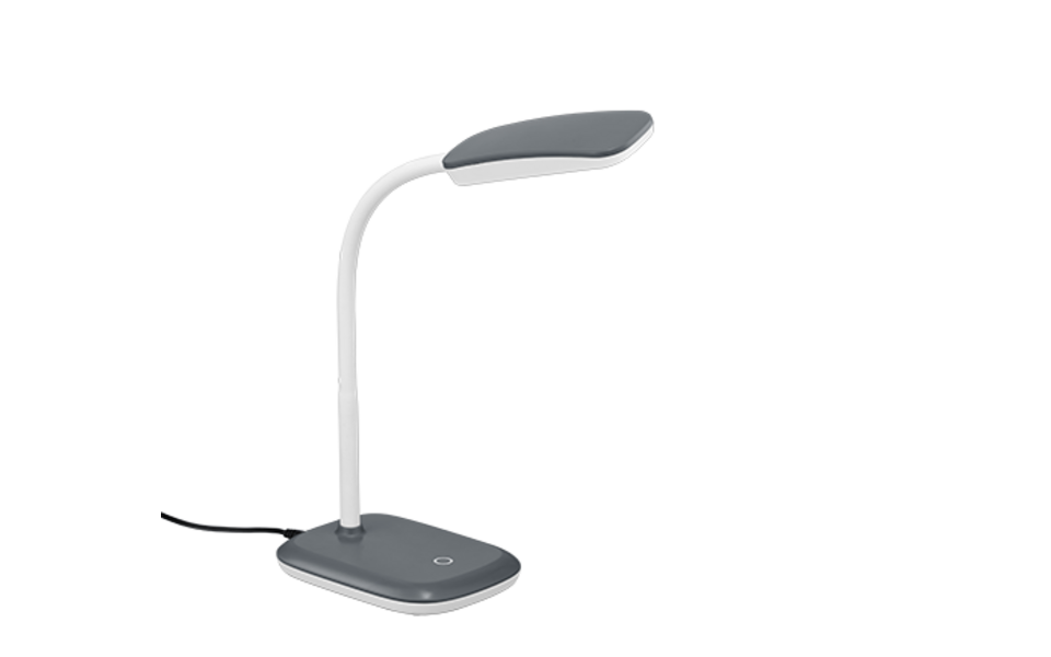Trio Lighting Trio BOA LED table lamp | 1x 3.5W 350 lm 3000K | titanium | 36 cm