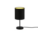 Trio Lighting Trio JERRY table lamp | 1x E14 max 40W | black with gold | Ø 13 cm | 28.5 cm