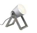 Trio Lighting Trio MARC tafellamp | E27 Fitting | grijs | 19,5 x 12,5 cm | IP20 | excl. 1x E27 | max. 25W