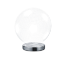 Trio Lighting Trio BALL tafellamp | LED | chroom met transparant | 20 x 12 cm | IP20 | 1x 7W | 600 lm | 3000+4000+6500K | niet dimbaar