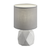 Trio PIKE tafellamp | beton kleur met titaan | IP20 | E14 Fitting