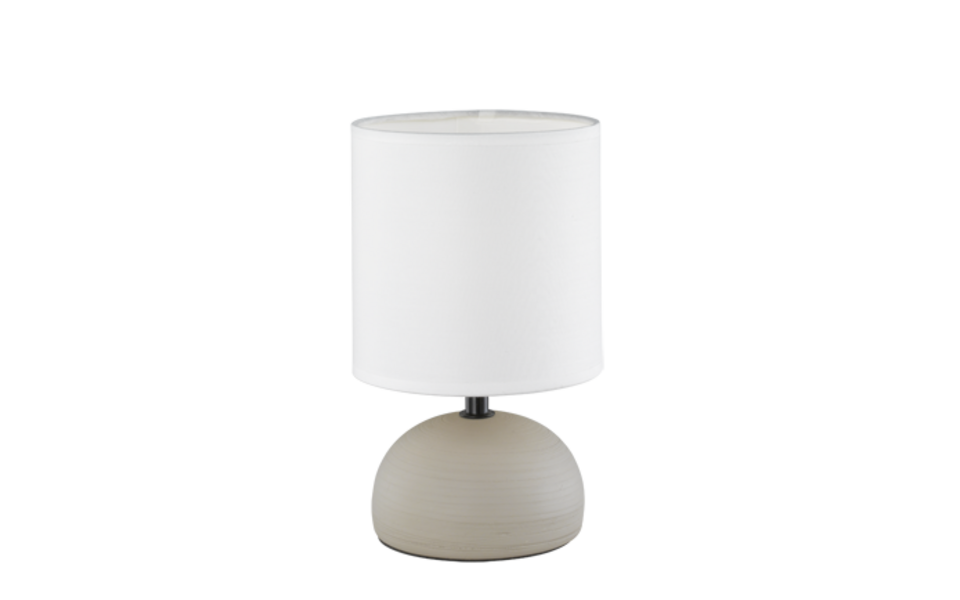 Trio Lighting Trio LUCI tafellamp | E14 Fitting | cappuccino met wit | Ø 14 cm | IP20 | excl. 1x E14 | max. 40W