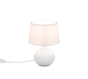Trio Lighting Trio MARTIN table lamp | 1x E14 max 40W | white | Ø 20 cm | 29 cm