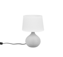 Trio Lighting Trio MARTIN tafellamp | E14 Fitting | cappuccino met wit | Ø 20 cm | IP20 | excl. 1x E14 | max. 40W