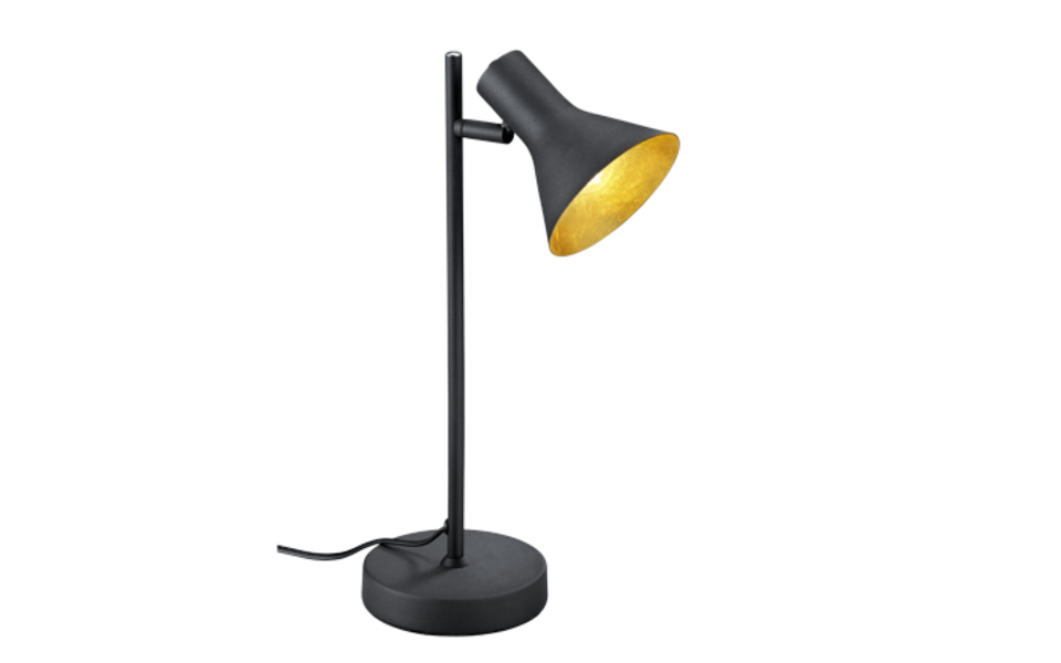 Trio Lighting Trio NINA tafellamp | E14 Fitting | zwart met goudkleurig | 13 x 39 cm | IP20 | excl. 1x E14 | max. 28W Trio Lighting Trio NINA tafellamp | E14 Fitting | zwart met goudkleurig | 13 x 39 cm | IP20 | excl. 1x E14 | max. 28W