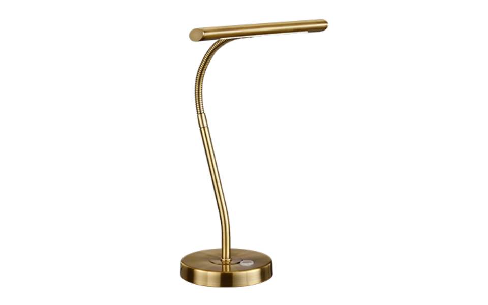 Trio Lighting Trio CURTIS tafellamp | LED | oud brons | 18 x 35 cm | IP20 | 1x 4W | lm, 1x 430 lm | 3000K