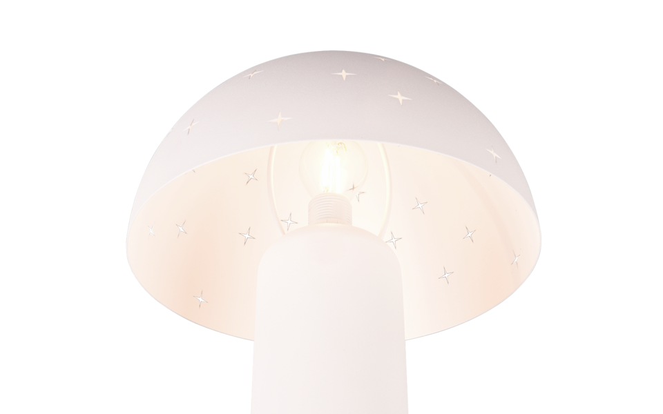 Trio Lighting Trio SETA tafellamp | E14 Fitting | wit mat | Ø 25 cm | IP20 | excl. 1x E14 | max. 28W Trio Lighting Trio SETA tafellamp | E14 Fitting | wit mat | Ø 25 cm | IP20 | excl. 1x E14 | max. 28W