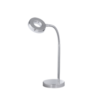 Trio RENNES tafellamp | LED | chroom/wit | 11,5 x 40 cm | IP20
