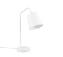 Trio Lighting Trio BUDDY tafellamp | E27 Fitting | wit mat met wit | 14 x 30 cm | IP20 | excl. 1x E27 | max. 40W