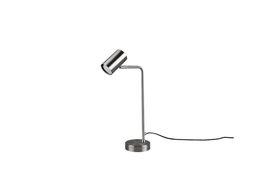 Trio Lighting Trio MARLEY tafellamp | GU10 Fitting | nikkel mat | 25 x 45 cm | IP20 | excl. 1x GU10 | max. 5W Trio Lighting Trio MARLEY tafellamp | GU10 Fitting | nikkel mat | 25 x 45 cm | IP20 | excl. 1x GU10 | max. 5W
