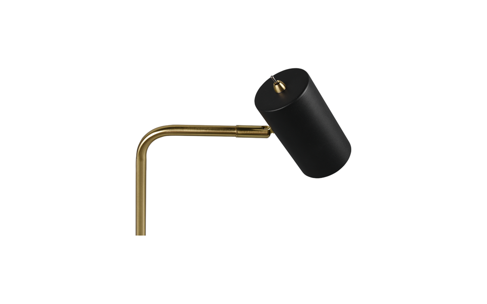 Trio Lighting Trio MARLEY tafellamp | GU10 Fitting | messing mat | 25 x 45 cm | IP20 | excl. 1x GU10 | max. 5W