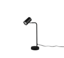 Trio Lighting Trio MARLEY tafellamp | GU10 Fitting | mat zwart | 25 x 45 cm | IP20 | excl. 1x GU10 | max. 5W