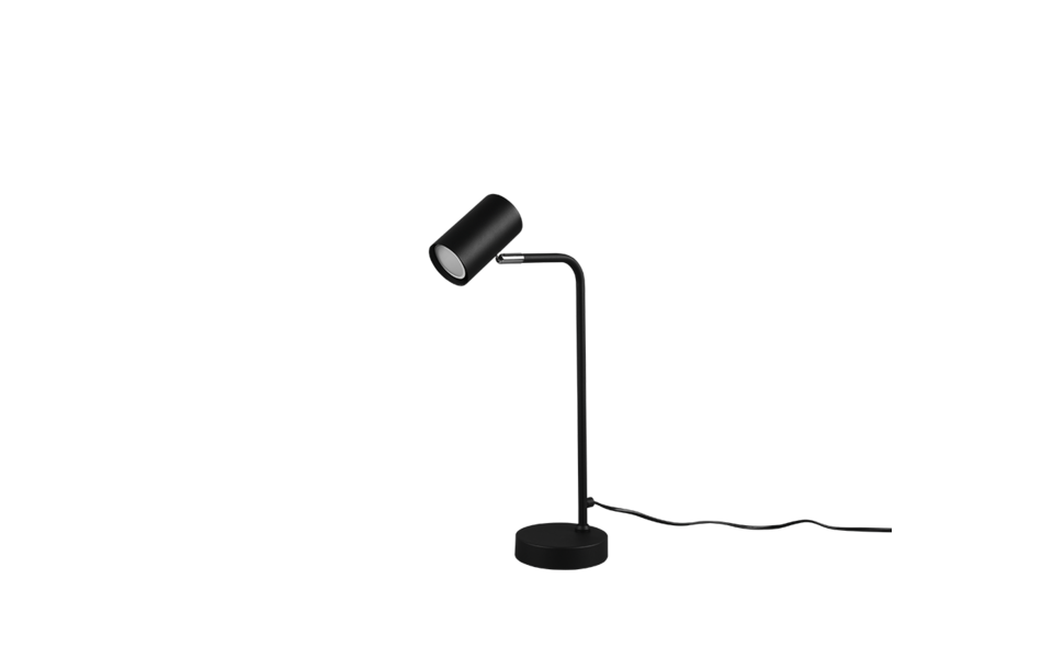 Trio Lighting Trio MARLEY table lamp | 1x GU10 | black | 45 cm