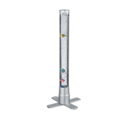 Trio Lighting Trio MOTION tafellamp | LED | titaan met multicolor | 24,6 x 24,6 cm | IP20 | 1x 2,4W | 3000K