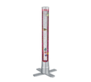 Trio Lighting Trio MOTION LED table lamp | 1x 2.4W 3000K | titanium | Ø 24.6 cm | 61 cm