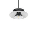 Trio Lighting Trio AMARILA pendant light | 1x E27 max 40W | black | Ø 25 cm | IP20 | 150 cm