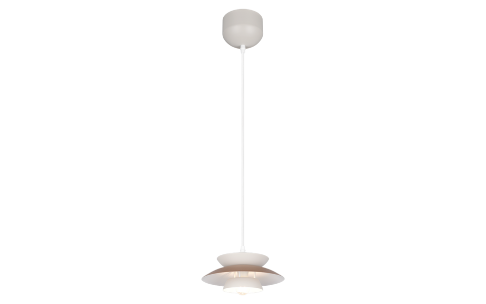 Trio Lighting Trio AMARILA pendant light | 1x E27 max 40W | mocha brown | Ø 25 cm | IP20 | 150 cm