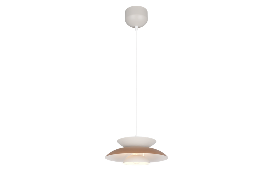 Trio Lighting Trio AMARILA hanglamp | E27 Fitting | koffie | Ø 40 cm | IP20 | excl. 1x E27 | max. 40W