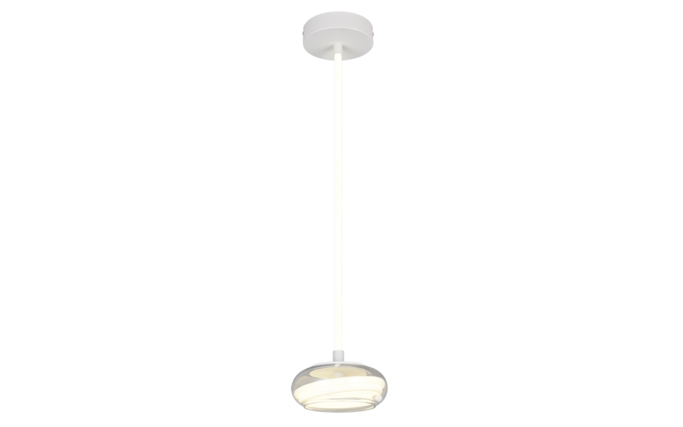 Trio Lighting Trio TARSIA LED pendant light | 1x 35W 5000 lm 4000K | chrome | Ø 21.5 cm | IP20 | 150 cm