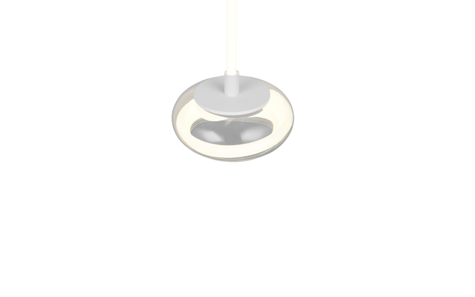 Trio Lighting Trio TARSIA hanglamp | LED | wit mat | Ø 21,5 cm | IP20 | 1x 13W | 1700 lm | 4000K | dimbaar