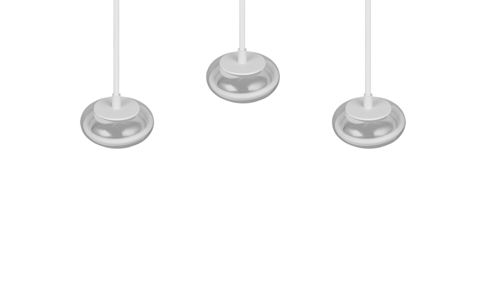 Trio Lighting Trio TARSIA LED pendant light | 3x 35W 5000 lm 4000K | chrome | IP20 | 150 cm Trio Lighting Trio TARSIA LED pendant light | 3x 35W 5000 lm 4000K | chrome | IP20 | 150 cm